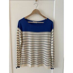 Majestic Filatures 100% Silk French Striped Shirt